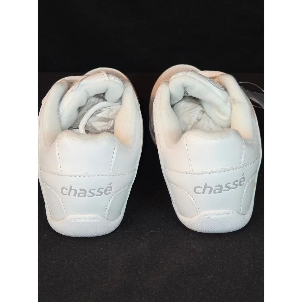 Chasse Youth Cheerleading mat Shoes White Sneakers Size 13Y Cheer Practice Dance
